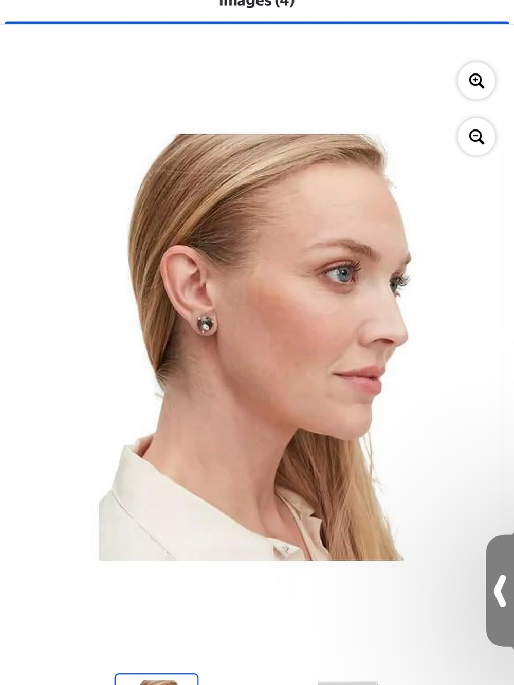 kate spade Silver Dome Stud Earrings - Polished Metallic